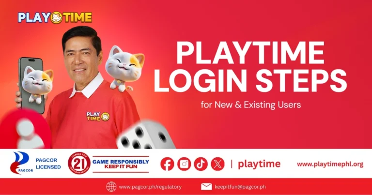 playtime login steps for new and existing users